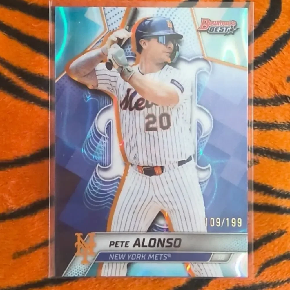2025 Bowman's Best Baseball #51 Pete Alonso Aqua Lava Refractor /199 MLB